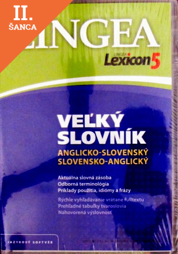 Lacná audiokniha Lingea Lexicon5 anglický/veľký slovník