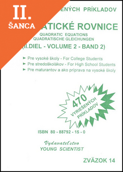 Lacná kniha Kvadratické rovnice II.diel zväzok14