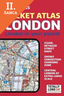 Lacná kniha London Pocket atlas