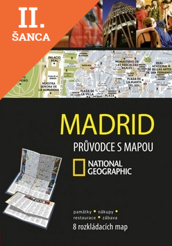 Lacná kniha Madrid - Průvodce s mapou National Geographic