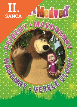 Lacná kniha Máša a medveď. Príbehy. Maľovánky. Hádanky. Veselé úlohy