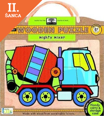 Lacná kniha Mighty Mixer - Wooden Puzzle