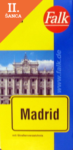 Lacná kniha MM Madrid Falkplan 1:15 000