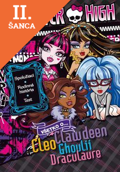 Lacná kniha Monster High Všetko Clawdeen, Cleo