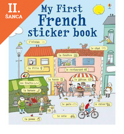Lacná kniha My First French Sticker Book