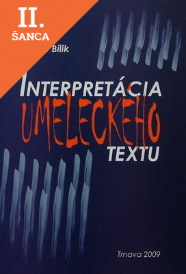 Lacná kniha Interpretácia umeleckého textu