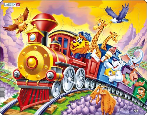 Puzzle Cirkus Vlak Larsen US14-ZZ