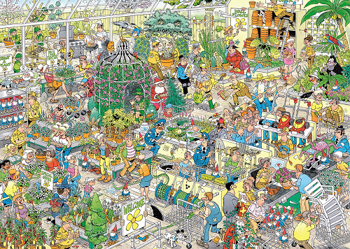 Puzzle Záhradnícke centrum 1000 Jan van Haasteren