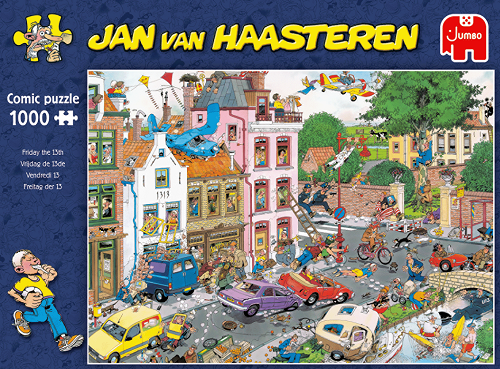 Puzzle Piatok trinásteho 1000 Jan van Haasteren