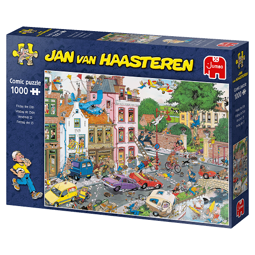 Puzzle Piatok trinásteho 1000 Jan van Haasteren