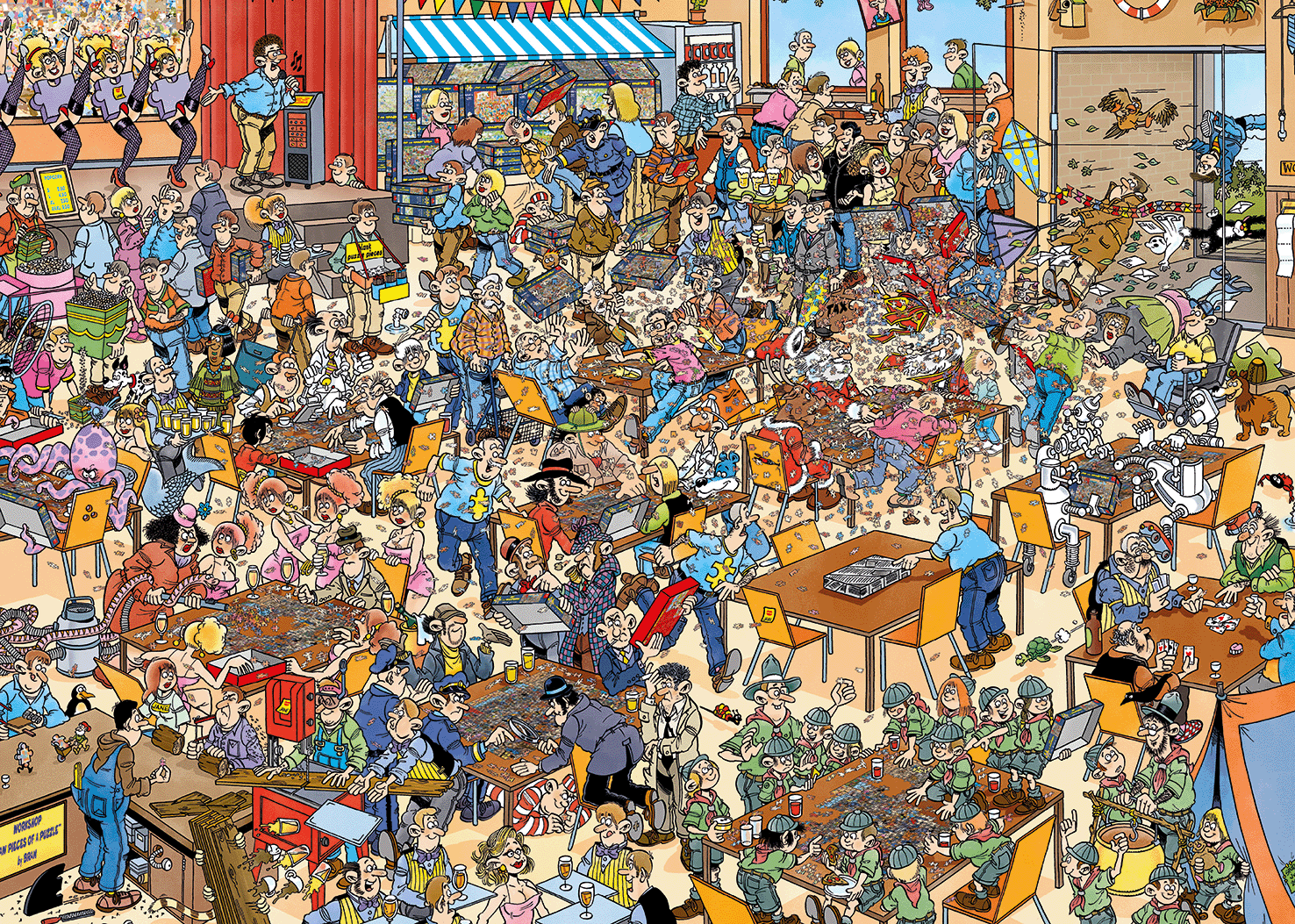 Puzzle Národná súťaž v skladaní puzzle 1000 Jan van Haasteren