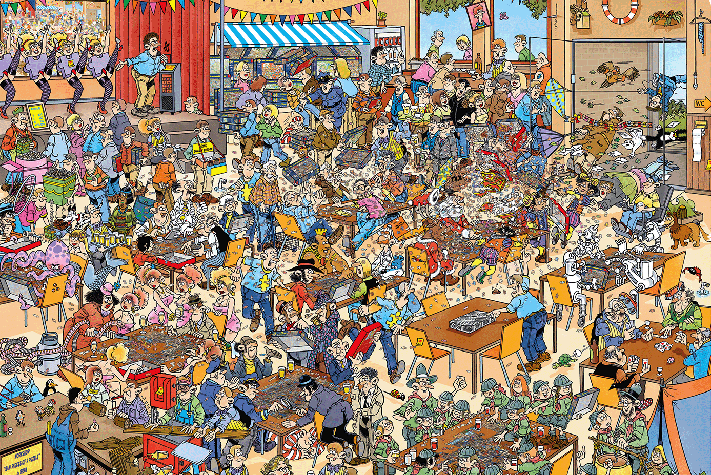 Puzzle Národná súťaž v skladaní puzzle 1000 Jan van Haasteren