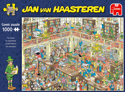 Puzzle Knižnica 1000 Jan van Haasteren