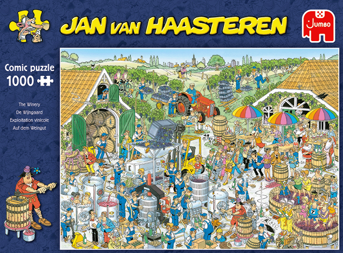 Puzzle Vinárstvo 1000 Jan van Haasteren