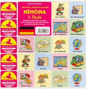 Němčina 3. Škola - pexeso