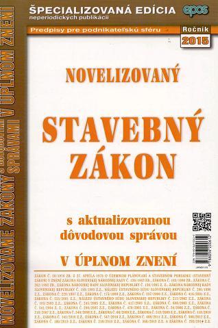 Novelizovaný stavebný zákon 1/15
