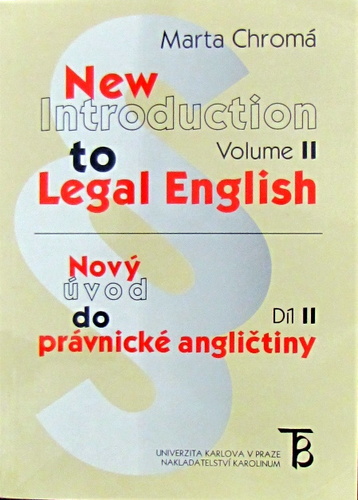 Nový úvod do právnické angličtiny II.