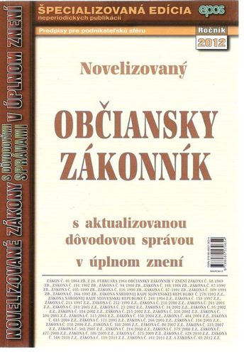 NZ Občiansky zákonník 8 2012