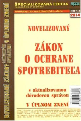 NZ 19/2014 o ochrane spotrebiteľa