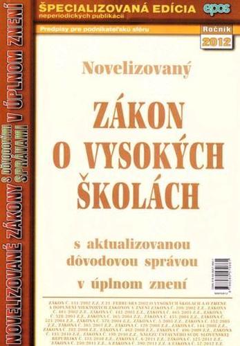 NZ o vysokých školách 9 2012