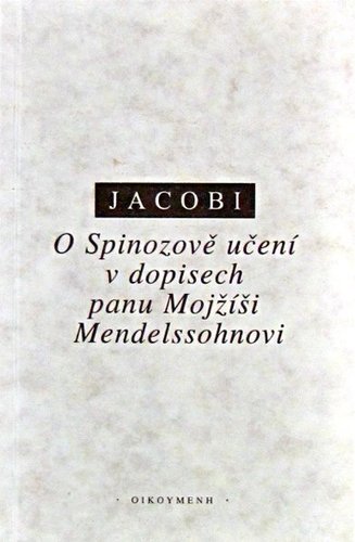 O Spinozově učení v dopisech panu Mojžiší Mendelssohnovi
