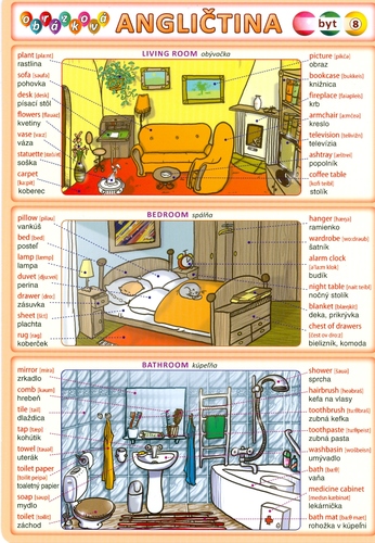 Kniha Obrázková angličtina 8 - byt