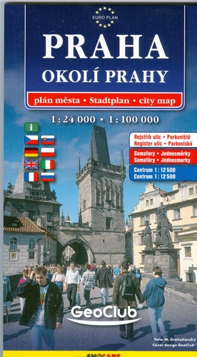 Praha Okolí Prahy turistická mapa 1:100 000