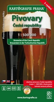 Pivovary české republiky 1:500 000, 3. vydání