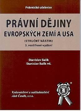 Právní dějiny evropských zemí a USA 3. vydání