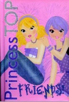Kniha Princess TOP Friends(ružová)