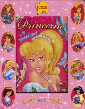Princezné - S 8 puzzlami