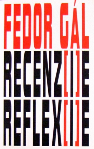 Kniha Recenzie Reflexie - Fedor Gál