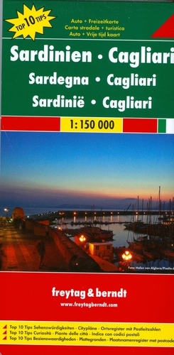 Sardínia - Cagliari 1:150 000 - automapa