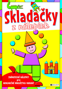 Skladačky z nálepiek - žltý zošit