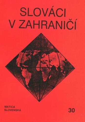 Kniha Slováci v zahraničí 30 - Kolektív autorov