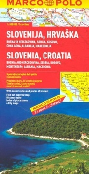 Slowenien, Kroatien 1:800 000 mapa MD