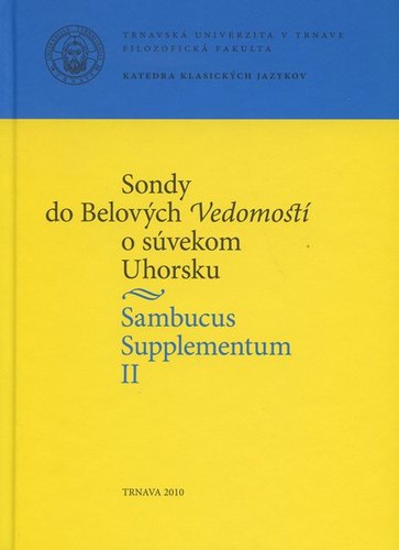 Sondy do Belových Vedomostí o súvekom Uhorsku