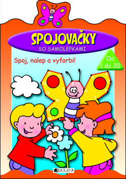 Spojovačky so samolepkami (oranžové)