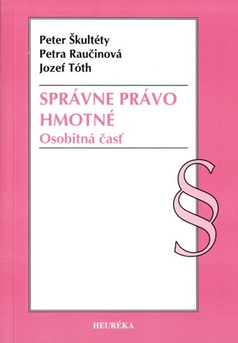 Správne právo hmotné-Osobitná časť