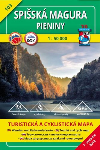 Spišská Magura - Pieniny - TM 103 - 1: 50 000