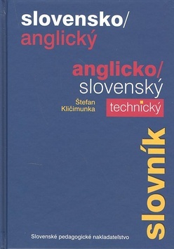 Kniha Slovensko/angllický, anglicko/slovenský technický slovník