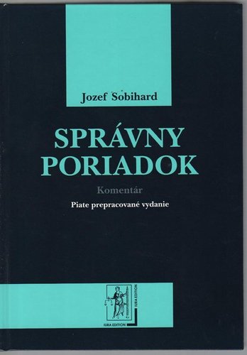 Správny poriadok, komentár, 5.vydanie