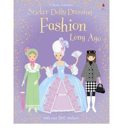 Sticker Dolly Dressing Fashion Long Ago