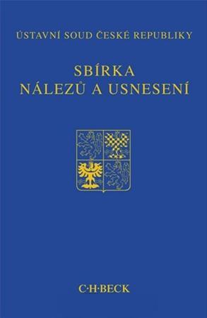 Sbírka nálezů a usnesení ÚS ČR, sv. 63 (bez CD)