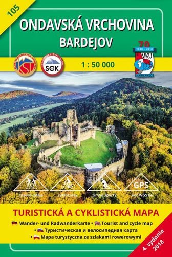 Kniha Ondavská vrchovina Bardejov 1 : 50 000