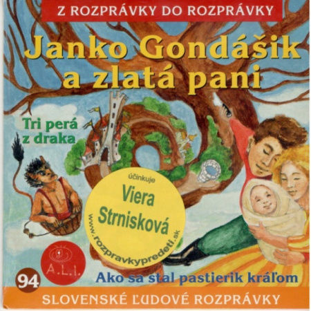 Rozprávka - Janko Gondášik a zlatá pani  CD (kartón)