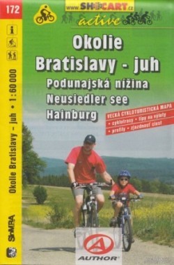 Kniha Okolie Bratislavy-juh cyklomapa 172