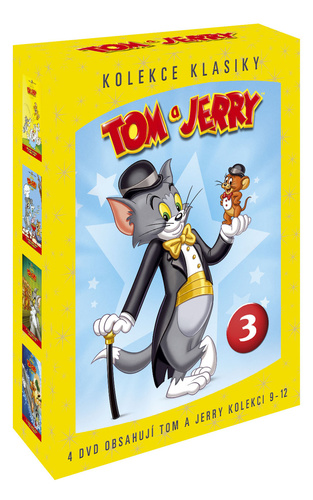 Tom a Jerry kolekce 3. 4DVD 9-12 díl