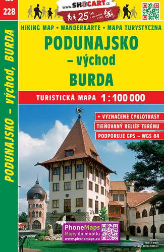 Podunajsko - východ, Burda 1:100 000
