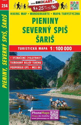 Pieniny, Severný Spiš, Šariš 1:100 000 - TM 234